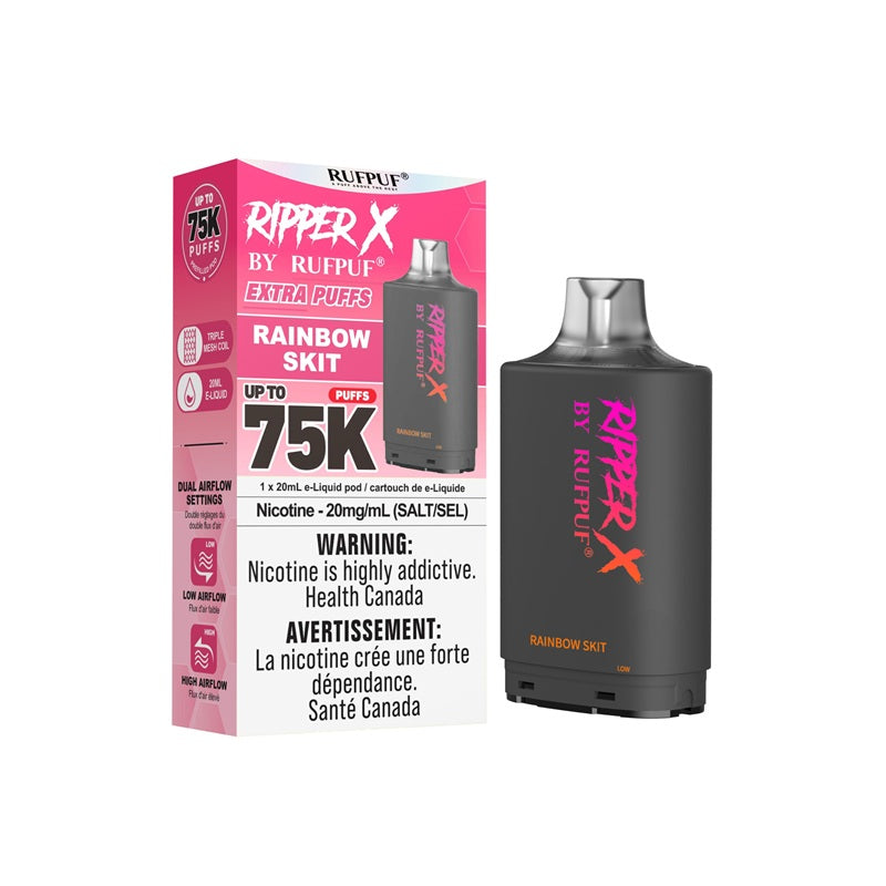 Ripper X Pod by Rufpuf 75K - Rainbow - Bay Vape Canada