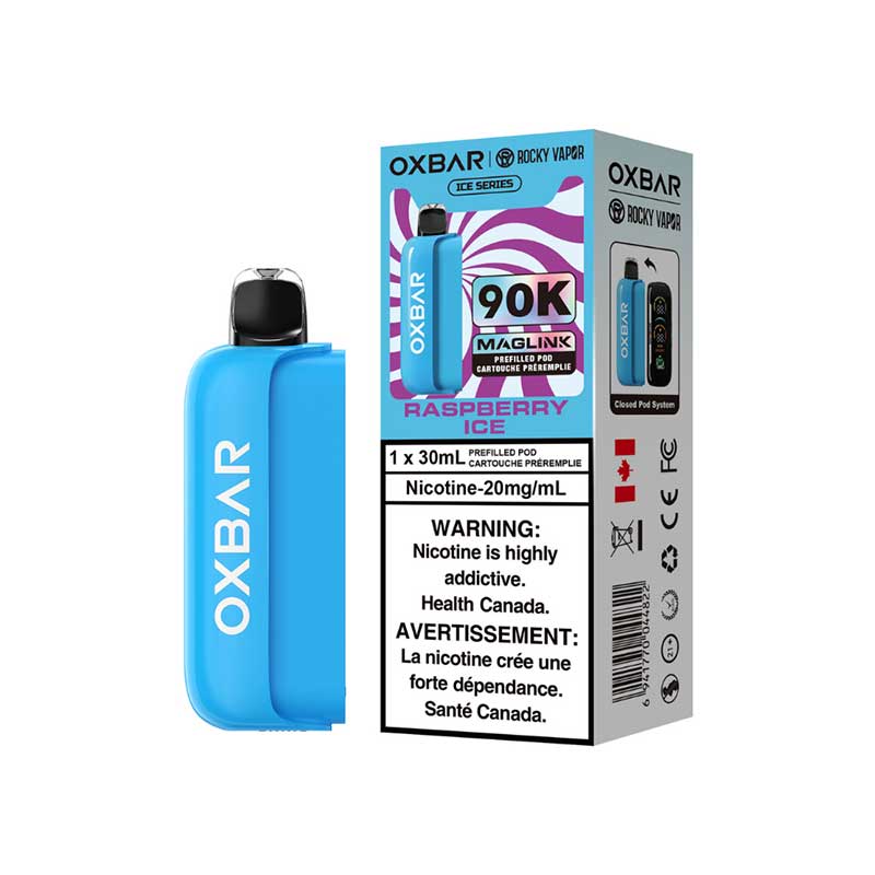Oxbar Maglink Pre-Filled Pod - Ice Series - Raspberry Ice (ON) - Bay Vape