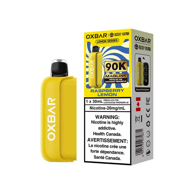 Oxbar Maglink Pre-Filled Pod - Lemon Series - Raspberry Lemon - Bay Vape