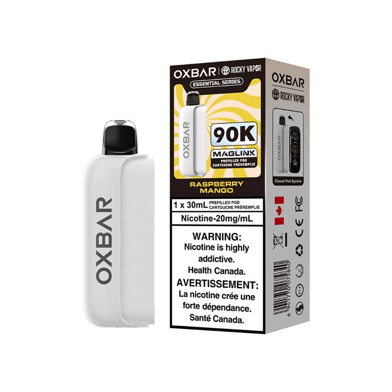 Oxbar Maglink Pre-Filled Pod - Essential Series - Raspberry Mango (ON) - Bay Vape