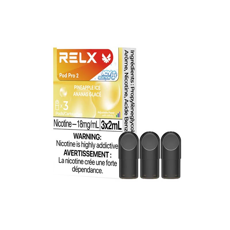 RELX Pod Pro 2 - Pineapple Ice (3 pack) - Bay Vape Canada