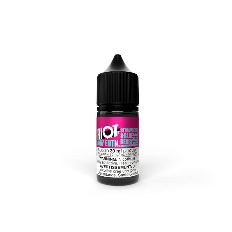 Strawberry & Blueberry Ice Salts by Riot Bar - Bay Vape Canada