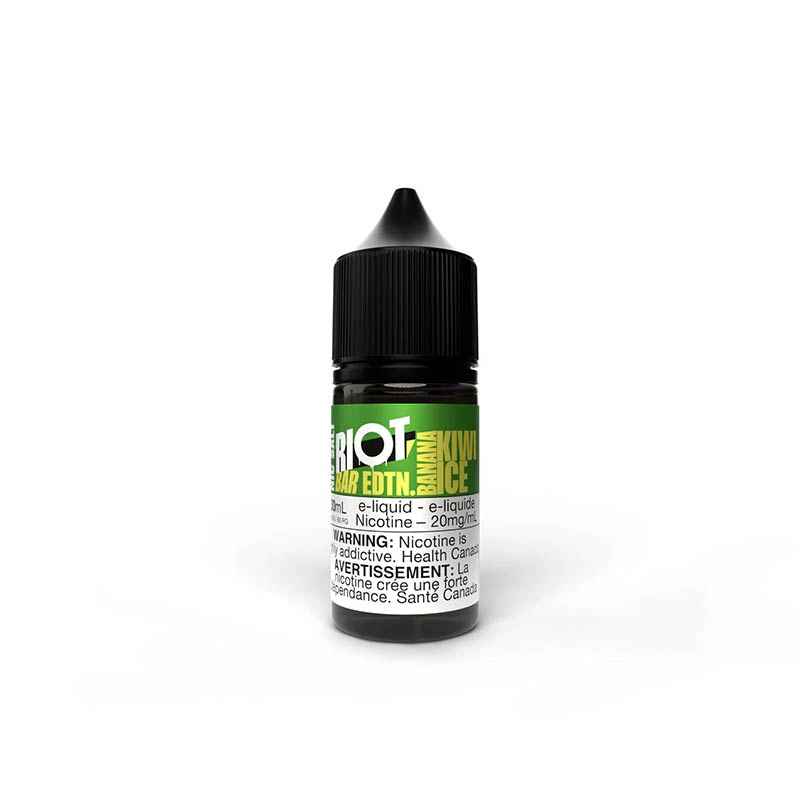 Banana Kiwi Ice Salts by Riot Bar - Bay Vape Canada