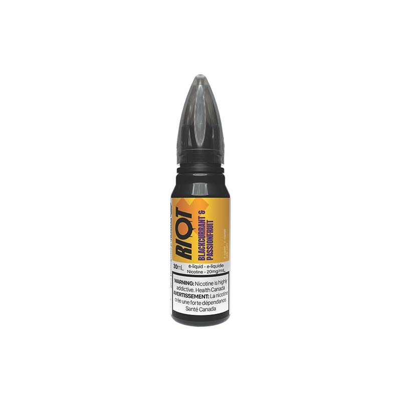 Blackcurrant & Passionfruit Salts by Riot X E-Liquid (ON) - Bay Vape