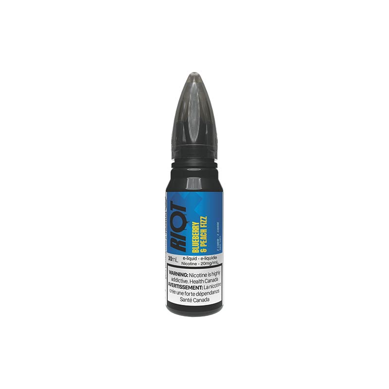 Blueberry Peach Fizz Salts by Riot X E-Liquid - Bay Vape