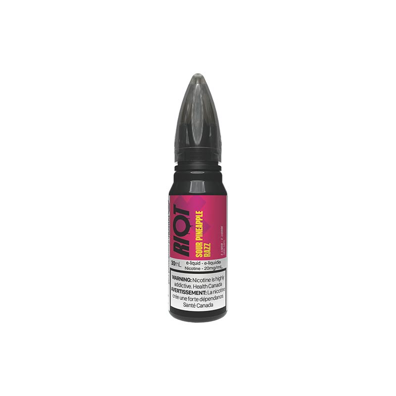 Sour Pineapple Razz Salts by Riot X E-Liquid (ON) - Bay Vape