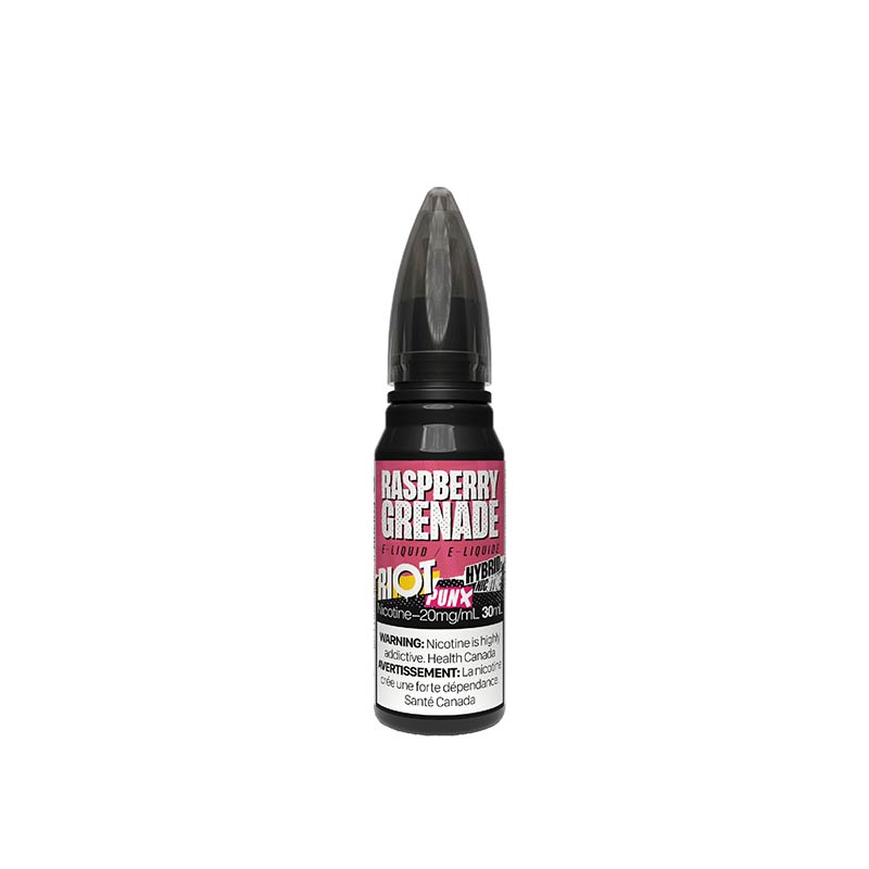 Raspberry Grenade Hybrid Salts (Punx) by Riot Squad - Bay Vape Canada