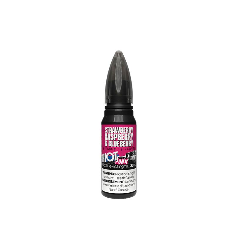 Strawberry, Raspberry & Blueberry Hybrid Salts (Punx) by Riot Squad - Bay Vape Canada