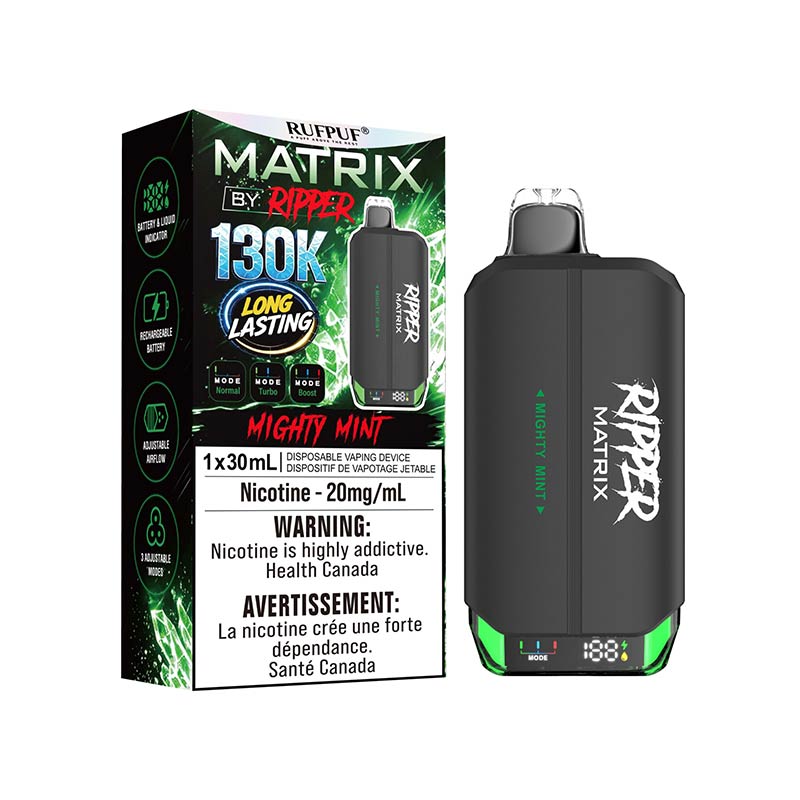 Ripper Matrix 130K Puffs Disposable - Mighty Mint