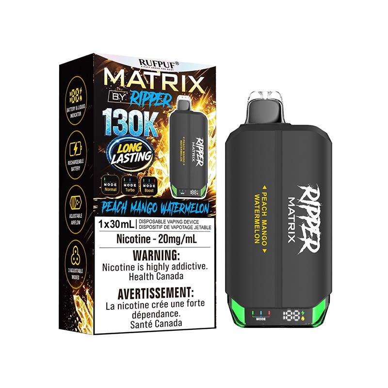 Ripper Matrix 130K Puffs Disposable - Peach Mango Watermelon