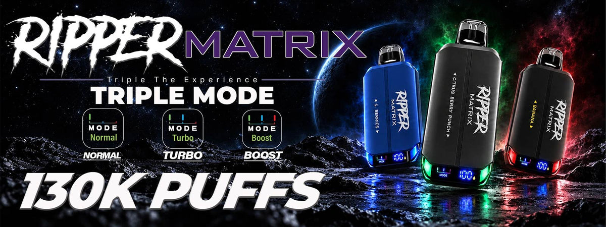 Ripper Matrix 30ml 130K Disposable - Shop All Ripper Disposables | Bay Vape