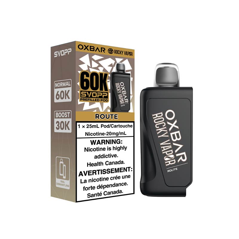 Oxbar Svopp 60K Pod - Route - Bay Vape Canada