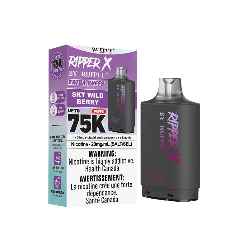 Ripper X Pod by Rufpuf 75K - SKT Wild Berry (MB) - Bay Vape