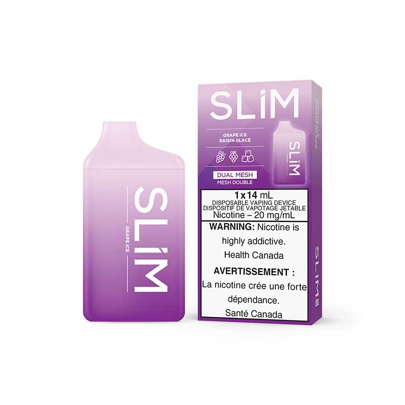 SLiM 7500 Disposable - Grape Ice - Bay Vape Canada