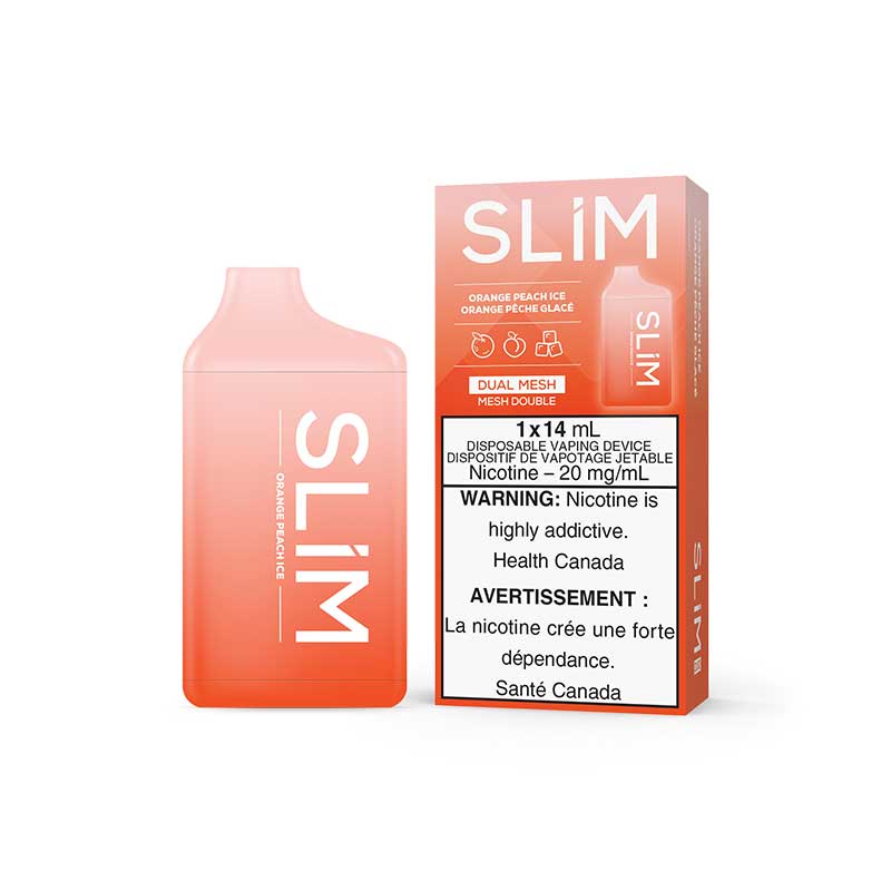 SLiM 7500 Disposable - Orange Peach Ice - Bay Vape Canada