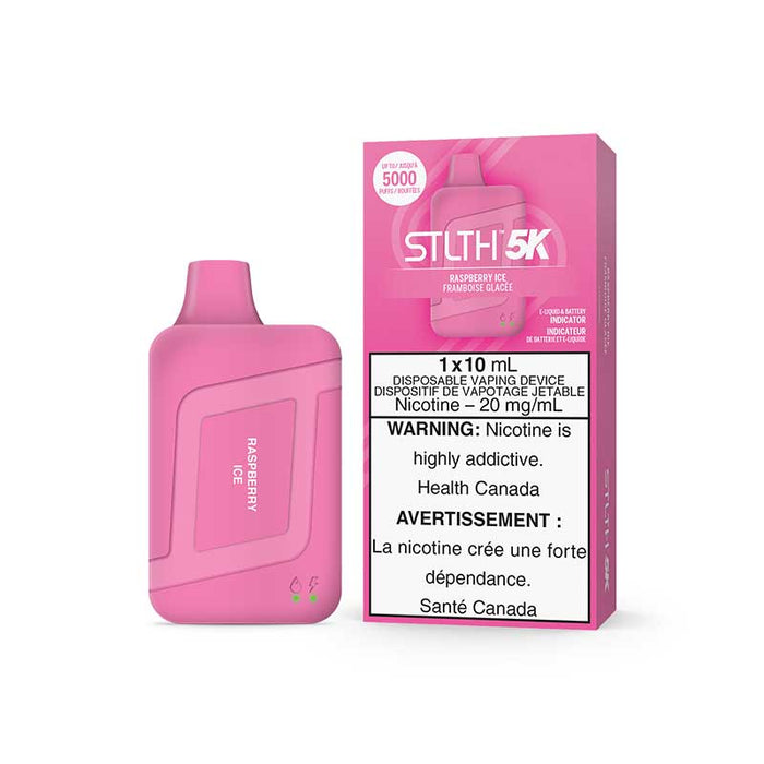 STLTH 5K Disposable - Raspberry Ice