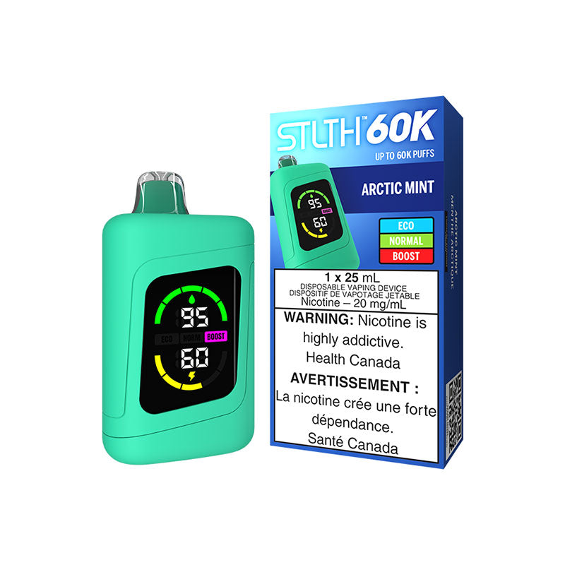 STLTH 60K Disposable - Arctic Mint (AB) - Bay Vape