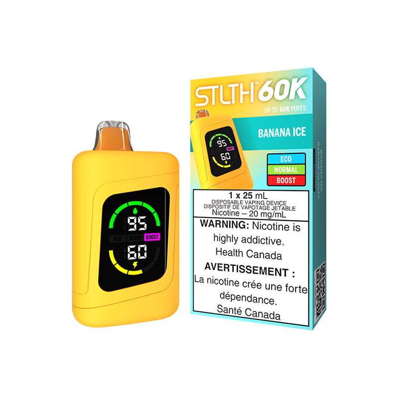 STLTH 60K Disposable - Banana Ice (MB) - Bay Vape