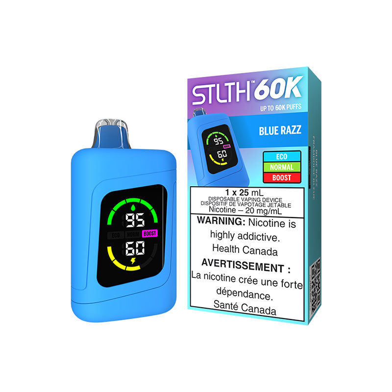 STLTH 60K Disposable - Blue Razz (ON) - Bay Vape