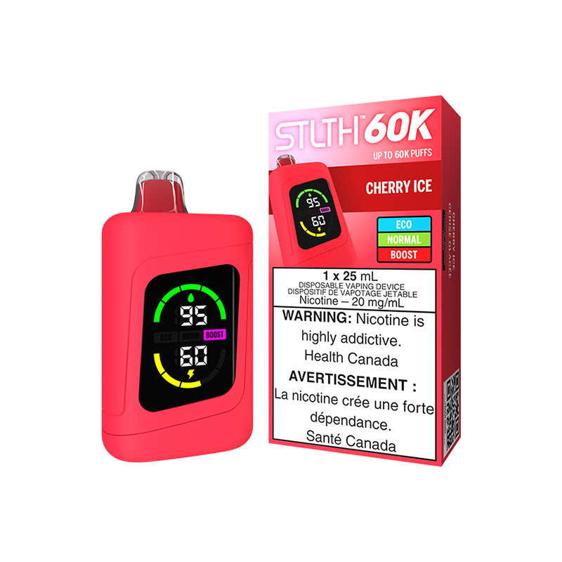 STLTH 60K Disposable - Cherry Ice (ON) - Bay Vape