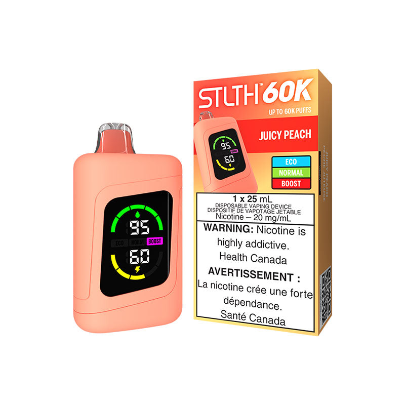 STLTH 60K Disposable - Juicy Peach (MB) - Bay Vape