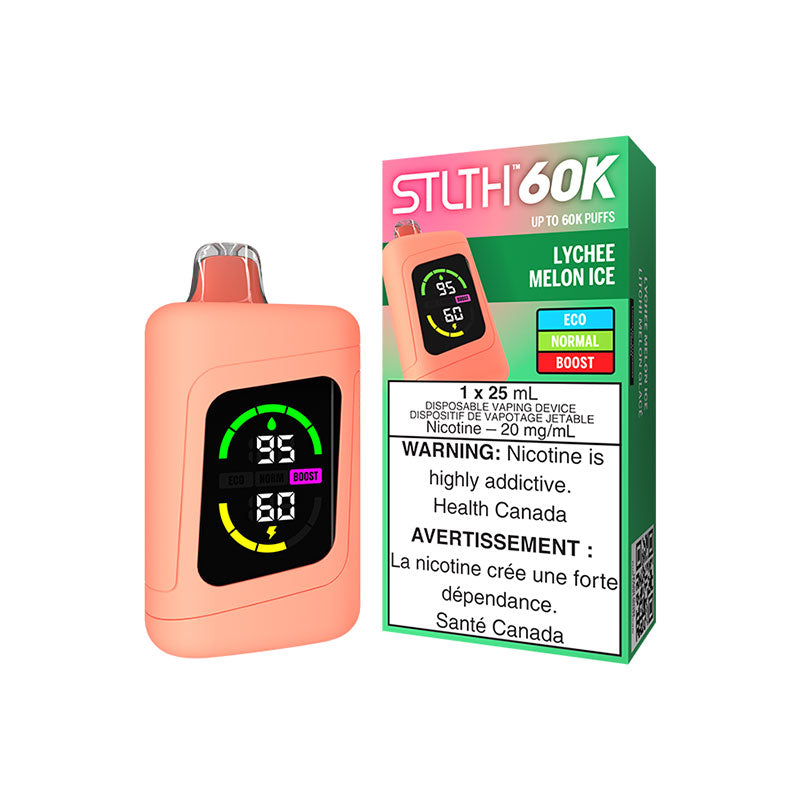 STLTH 60K Disposable - Lychee Melon Ice (ON) - Bay Vape