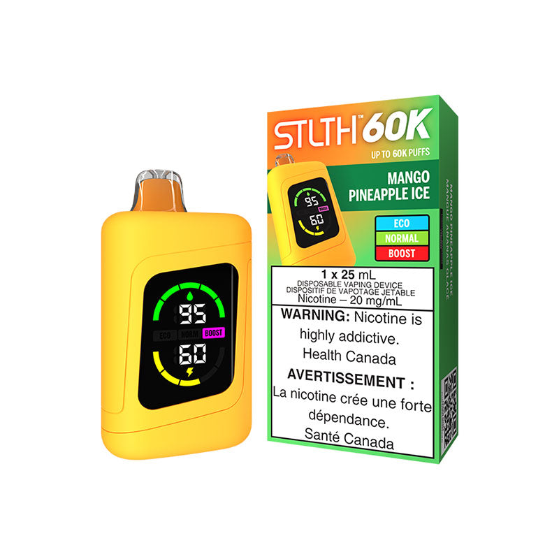 STLTH 60K Disposable - Mango Pineapple Ice (ON) - Bay Vape