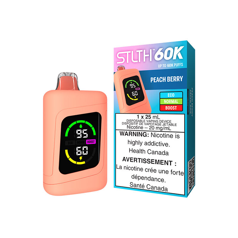 STLTH 60K Disposable - Peach Berry (ON) - Bay Vape