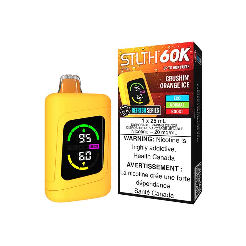 STLTH 60K Disposable Refresh Series - Crushin' Orange Ice (ON) - Bay Vape