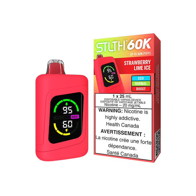 STLTH 60K Disposable - Strawberry Lime Ice (AB) - Bay Vape