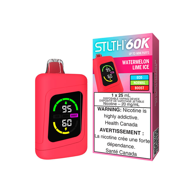 STLTH 60K Disposable - Watermelon Lime Ice (ON) - Bay Vape