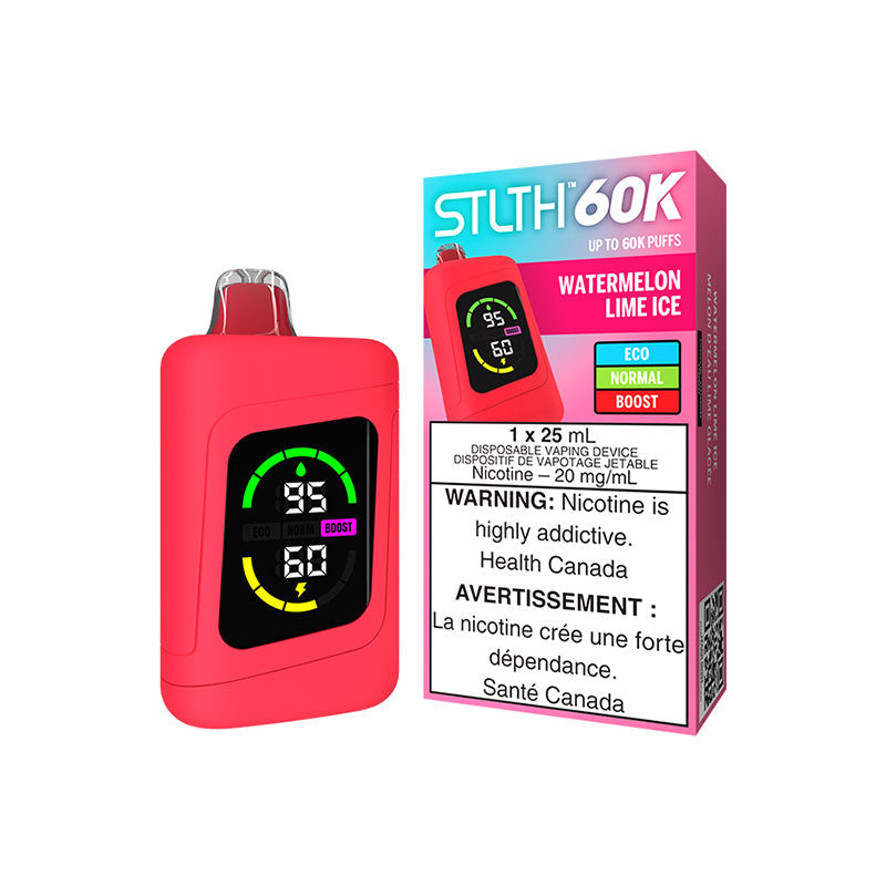 STLTH 60K Disposable - Watermelon Lime Ice (MB) - Bay Vape