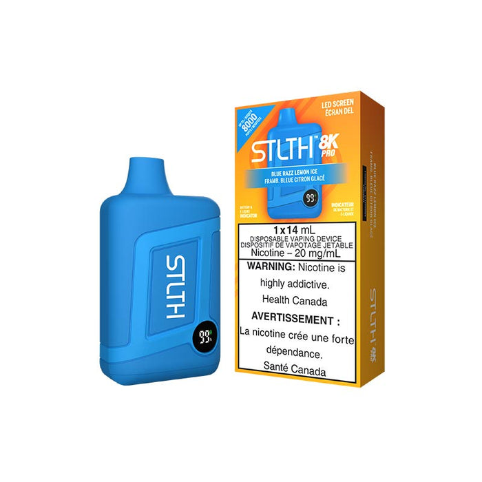 STLTH 8K Pro Disposable - Blue Razz Lemon Ice