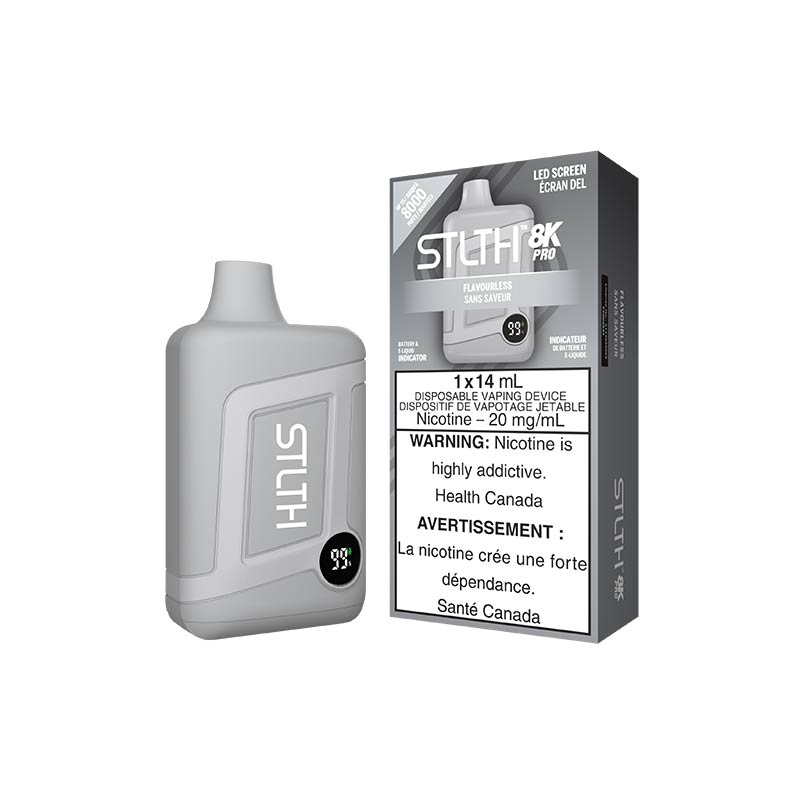 STLTH 8K Pro Disposable - Flavourless - Bay Vape Canada