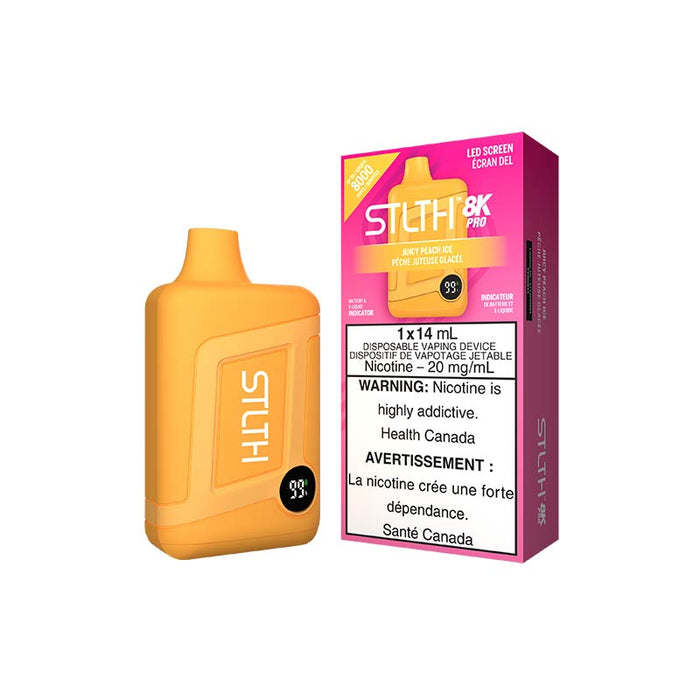 STLTH 8K Pro Disposable - Juicy Peach Ice
