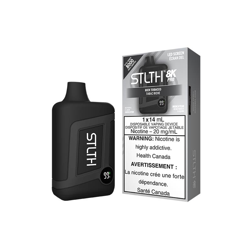 STLTH 8K Pro Disposable - Rich Tobacco (PE) - Bay Vape