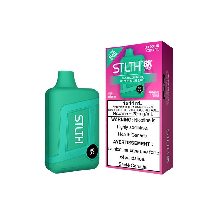 STLTH 8K Pro Jetable - Pastèque Lime Ice