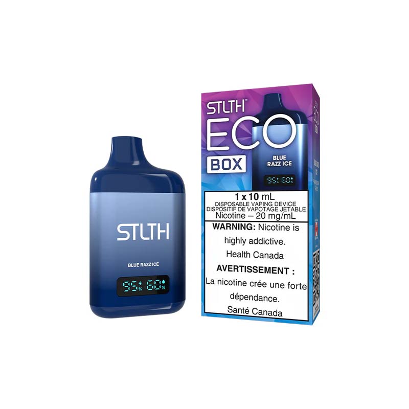 STLTH ECO BOX Disposable - Blue Razz Ice (AB) - Bay Vape
