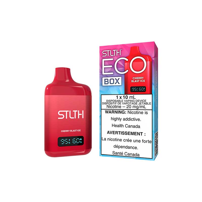 STLTH ECO BOX Disposable - Cherry Blast Ice (AB) - Bay Vape