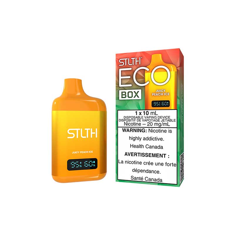 STLTH ECO BOX Disposable - Juicy Peach Ice (ON) - Bay Vape