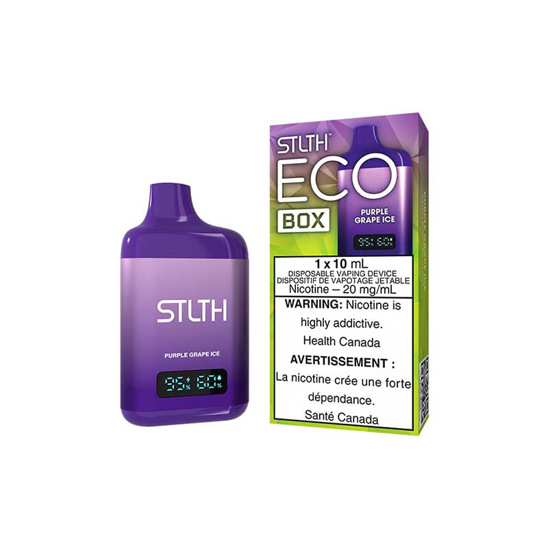 STLTH ECO BOX Disposable - Purple Grape Ice (MB) - Bay Vape