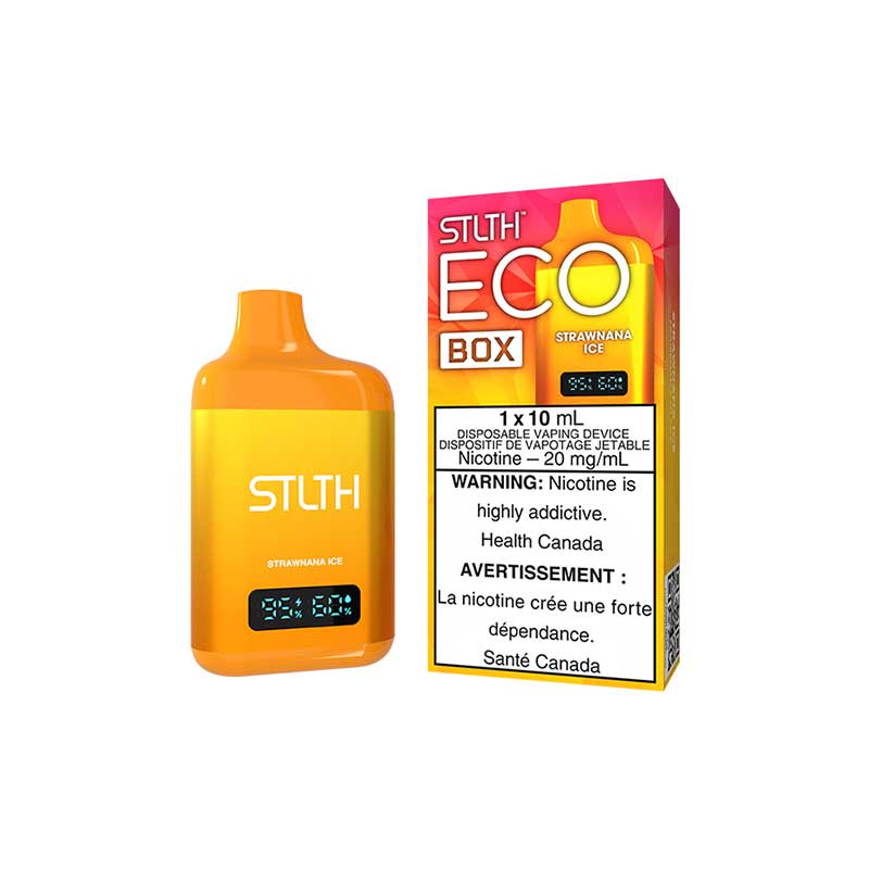 STLTH ECO BOX Disposable - Strawnana Ice - Bay Vape