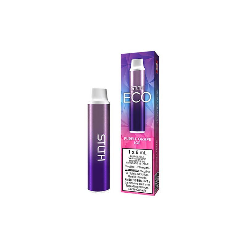 STLTH ECO Disposable - Purple Grape Ice (ON) - Bay Vape