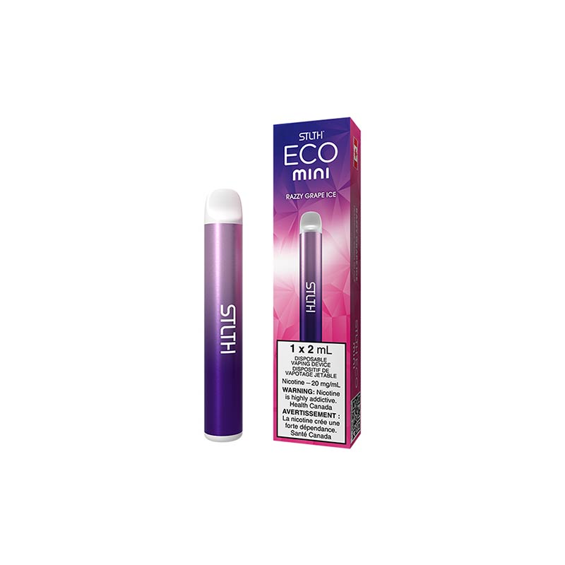 STLTH ECO MINI Disposable - Razzy Grape Ice (MB) - Bay Vape