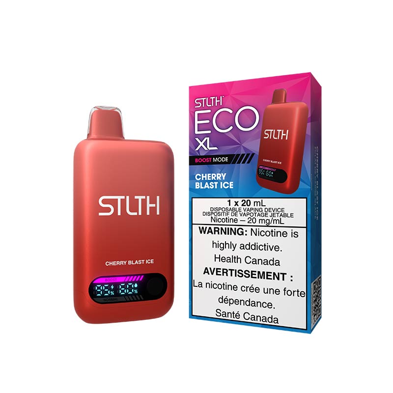 STLTH ECO XL Disposable - Cherry Blast Ice - Bay Vape