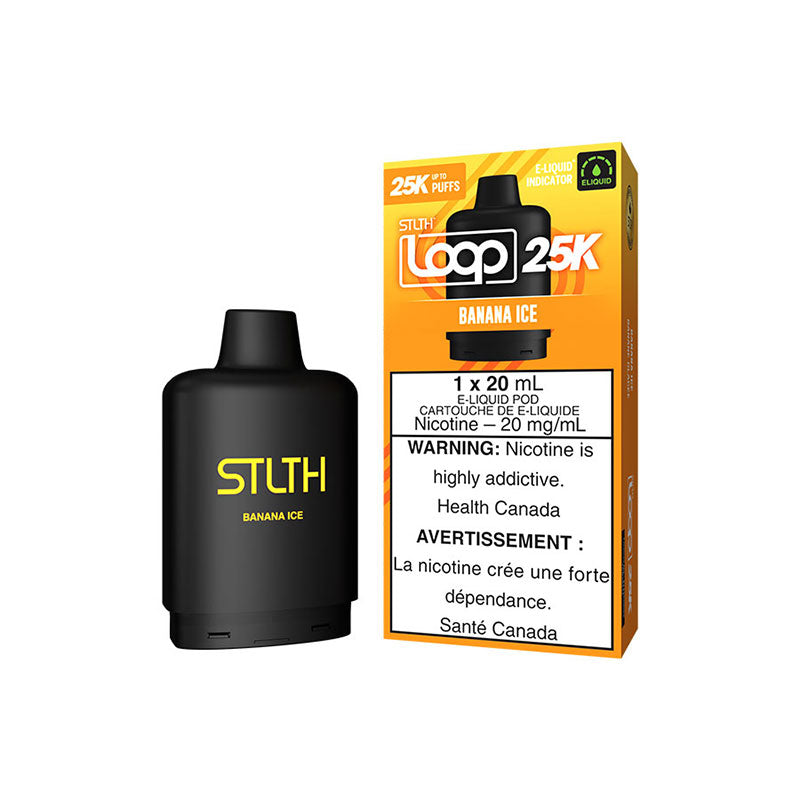 STLTH LOOP 25K Pod Pack - Banana Ice (MB) - Bay Vape