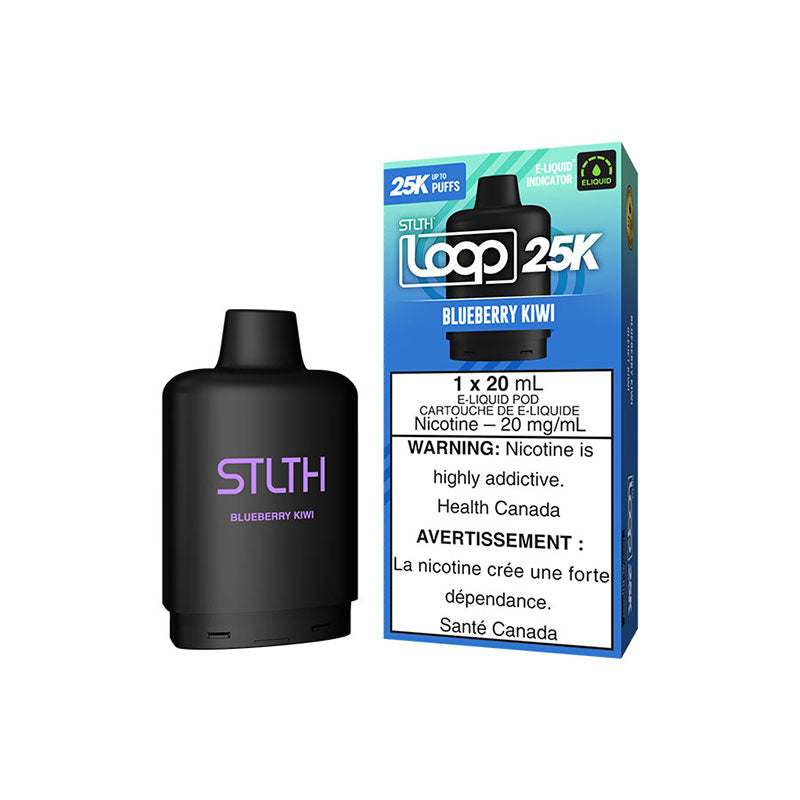 STLTH LOOP 25K Pod Pack - Blueberry Kiwi (FED) - Bay Vape