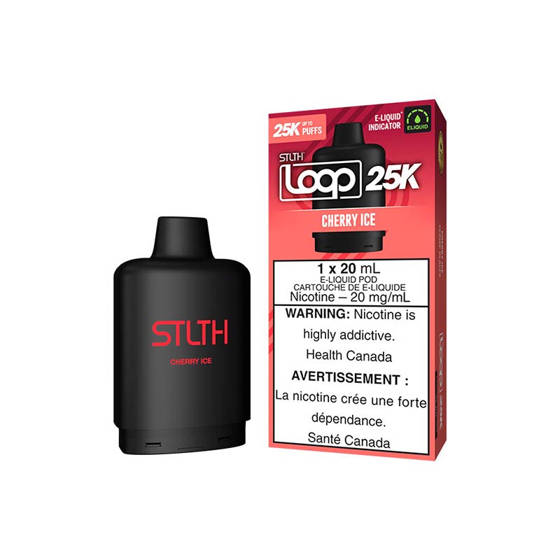 STLTH LOOP 25K Pod Pack - Cherry Ice (MB) - Bay Vape
