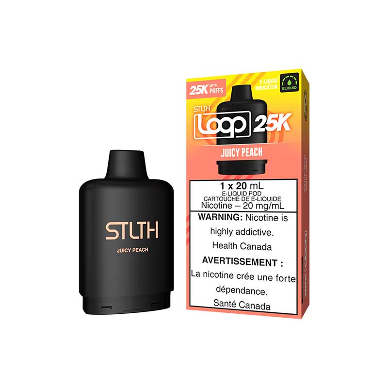 STLTH LOOP 25K Pod Pack - Juicy Peach (ON) - Bay Vape