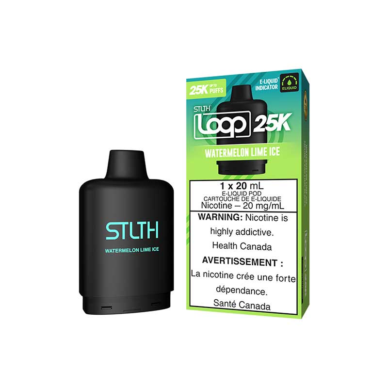 STLTH LOOP 25K Pod Pack - Watermelon Lime Ice (ON) - Bay Vape